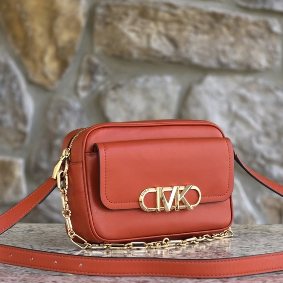 Michael Kors Handbags - Michael Kors Parker Medium Orange Crossbody